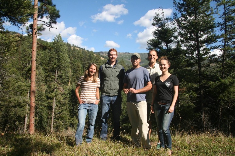 The crowd funding team (from left to right): Apryle Craig, Thomas Newsome, Justin Dellinger, Aaron Wirsing, Carolyn Shores